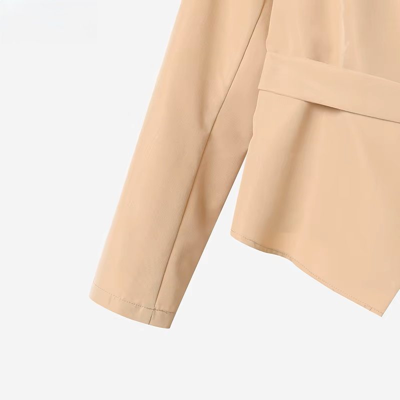 ZANZEA Women’s Belted Blazer & Wide-Leg Pant Set