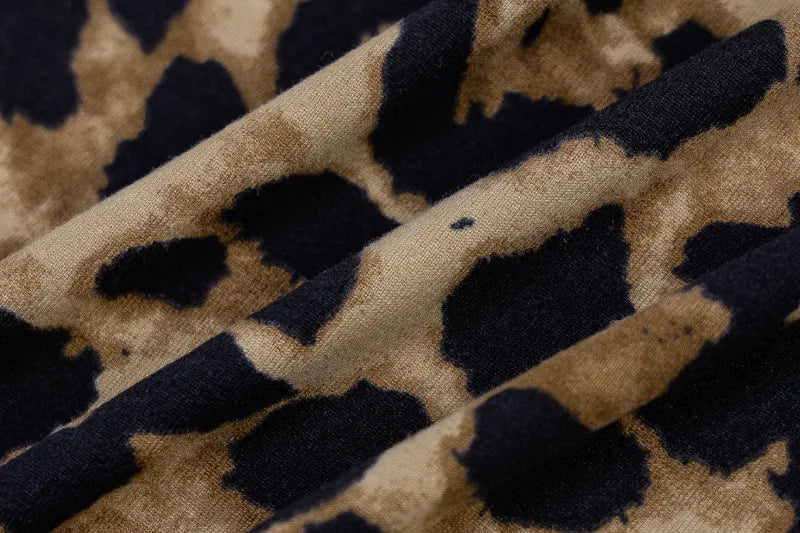 Wild Charm Leopard Midi Dress