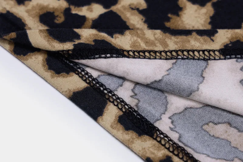 Wild Charm Leopard Midi Dress