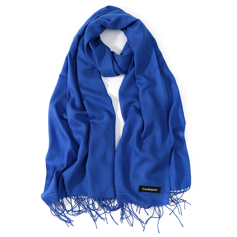 Elegant Cashmere Touch Pashmina Scarf