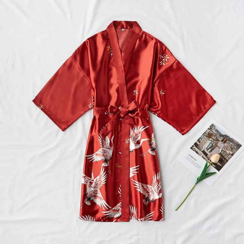 Velisse Satin Kimono Robe