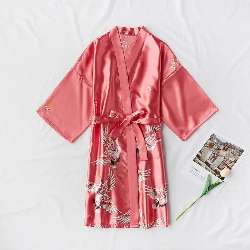 Velisse Satin Kimono Robe