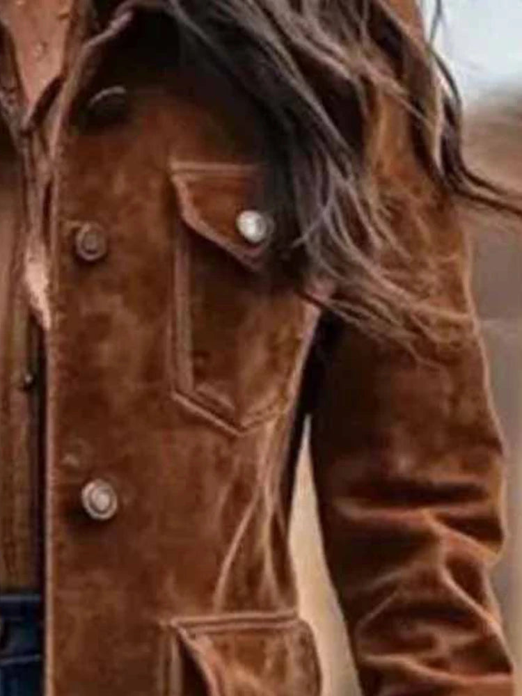 Western Chic Suede Jacket
