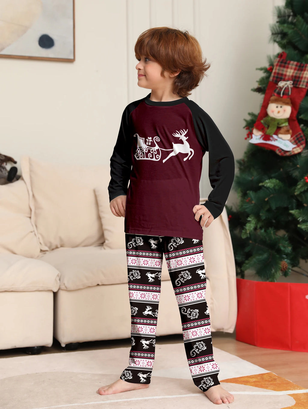 2025 Winter Family Reindeer Pajama Set