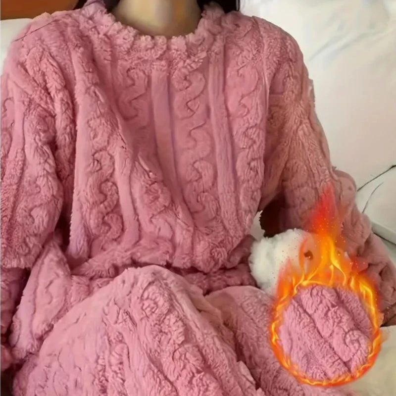 Cozy Velvet Winter Pajama Set