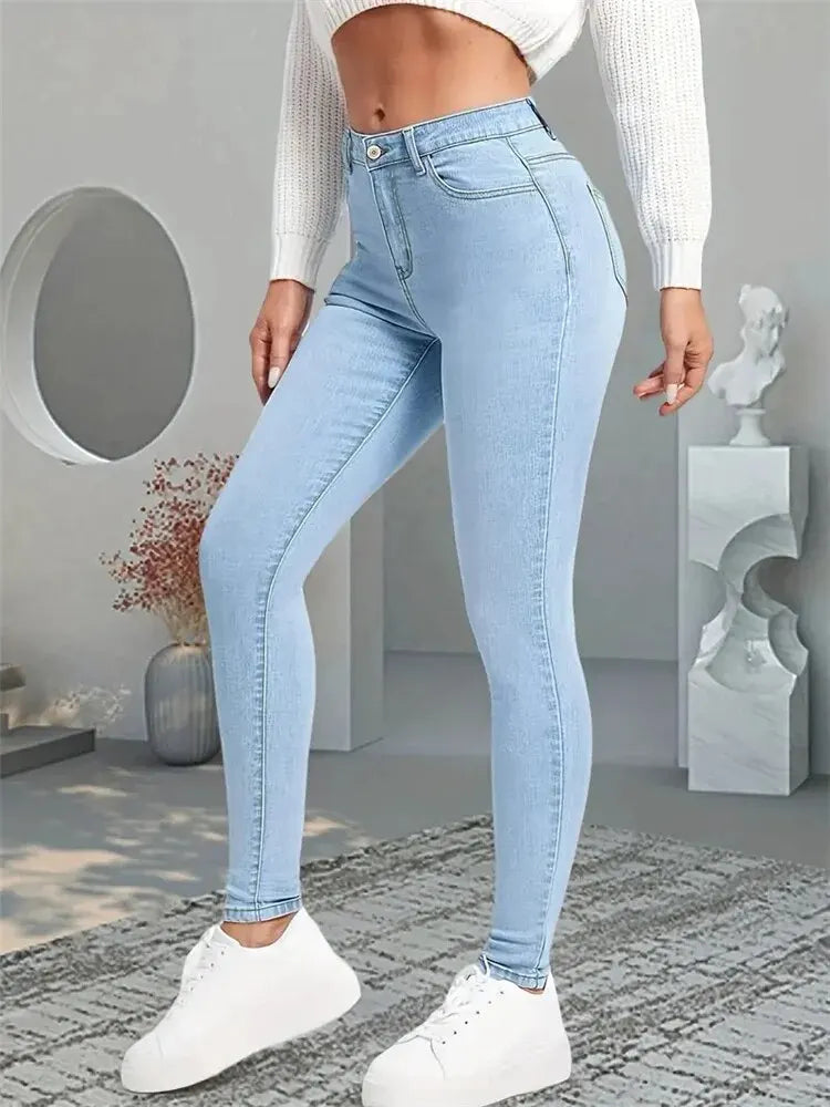 Women’s Stretch Skinny Jeans – Slim Fit Pencil Pants