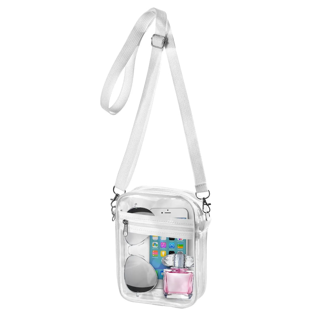 Stadium-Ready Clear Crossbody Purse