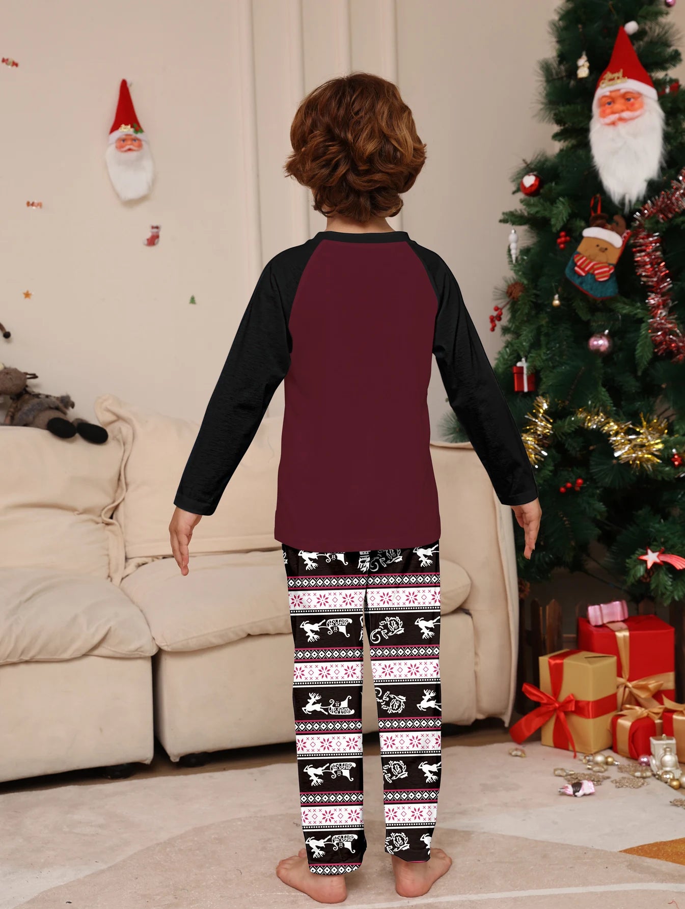 2025 Winter Family Reindeer Pajama Set
