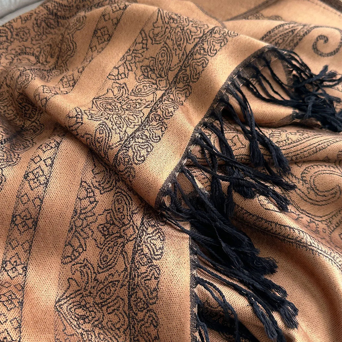 Bohemian Paisley Pashmina Scarf