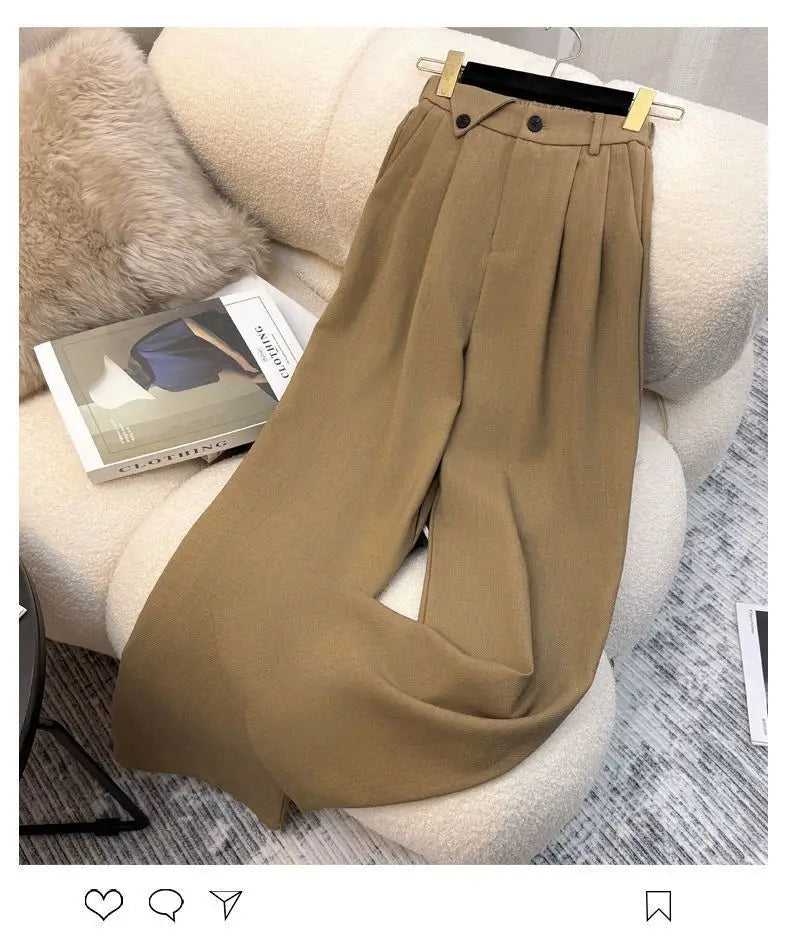 Elegant Wide-Leg Pants & Vest Set