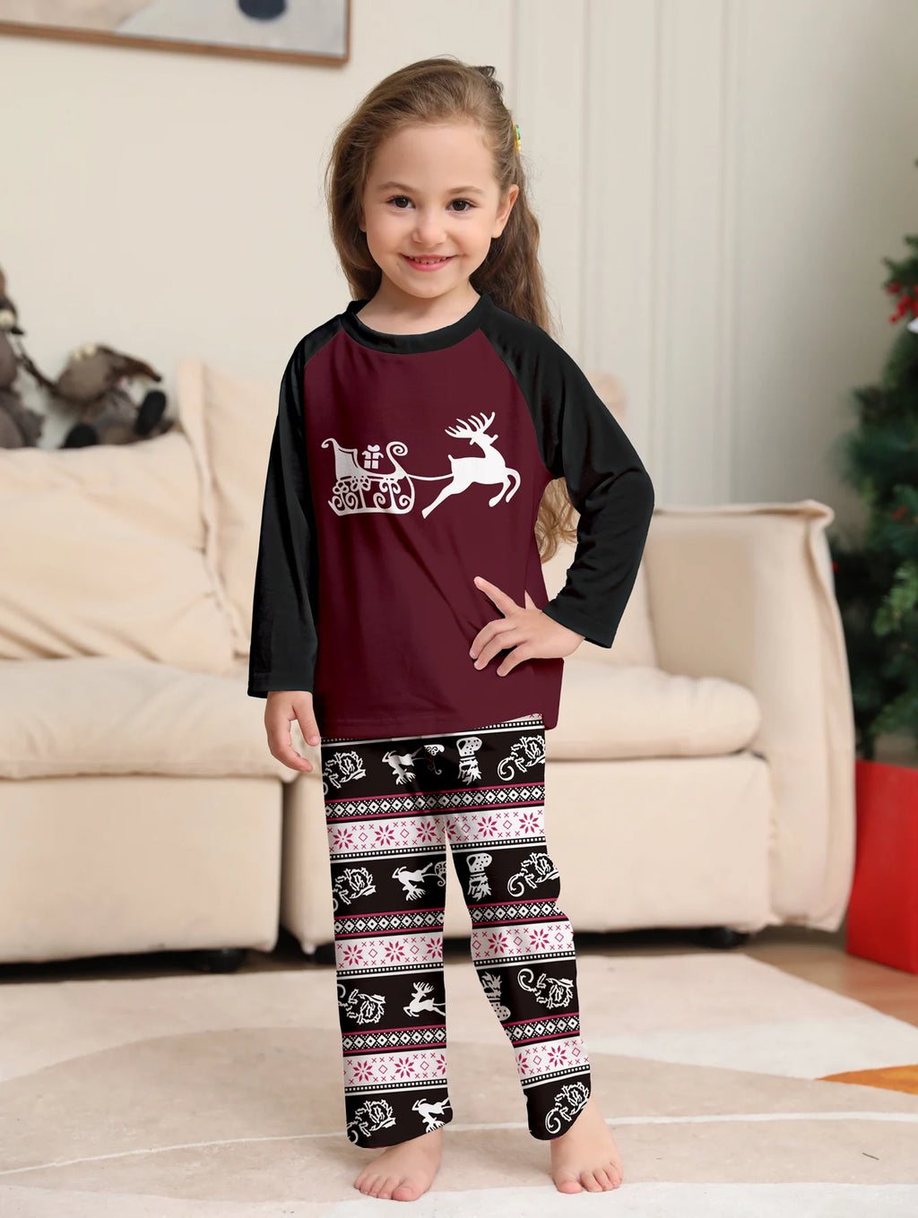 2025 Winter Family Reindeer Pajama Set