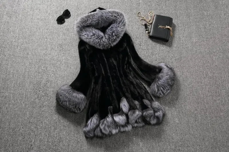 Arctic Luxe Faux Fur Hooded Coat