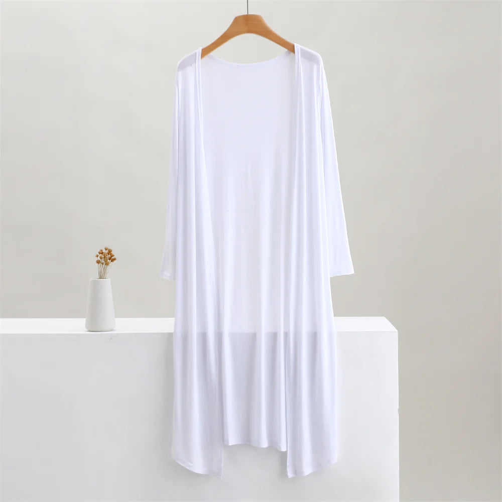 Soft Modal Longline Cardigan