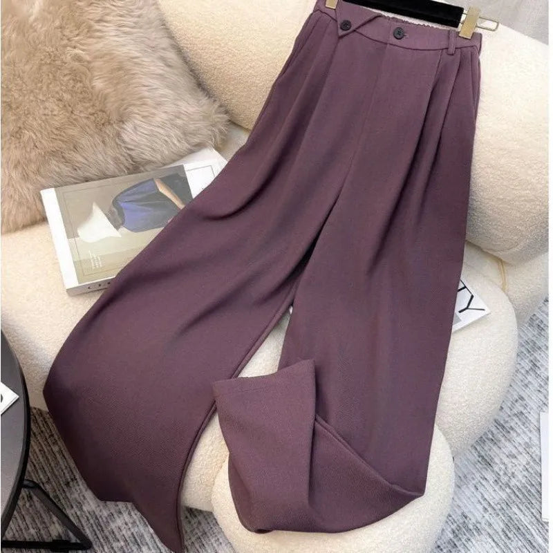 Elegant Wide-Leg Pants & Vest Set