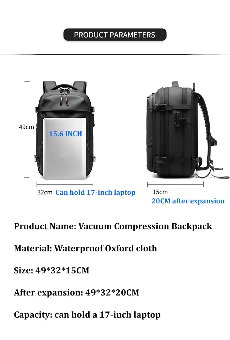 NoEnName Large-Capacity Vacuum Compression Travel