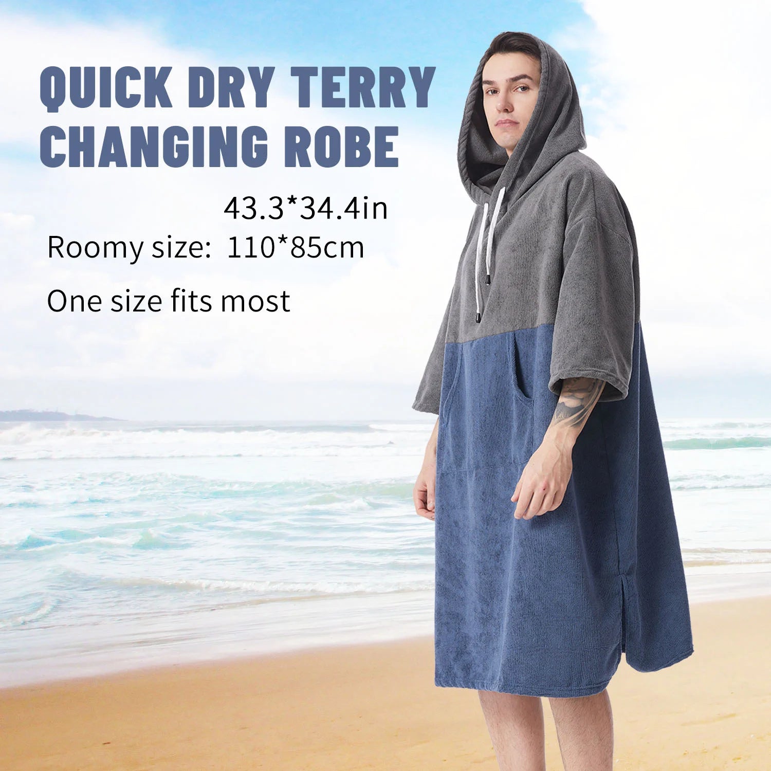 MUTAO Quick-Dry Changing Cloak