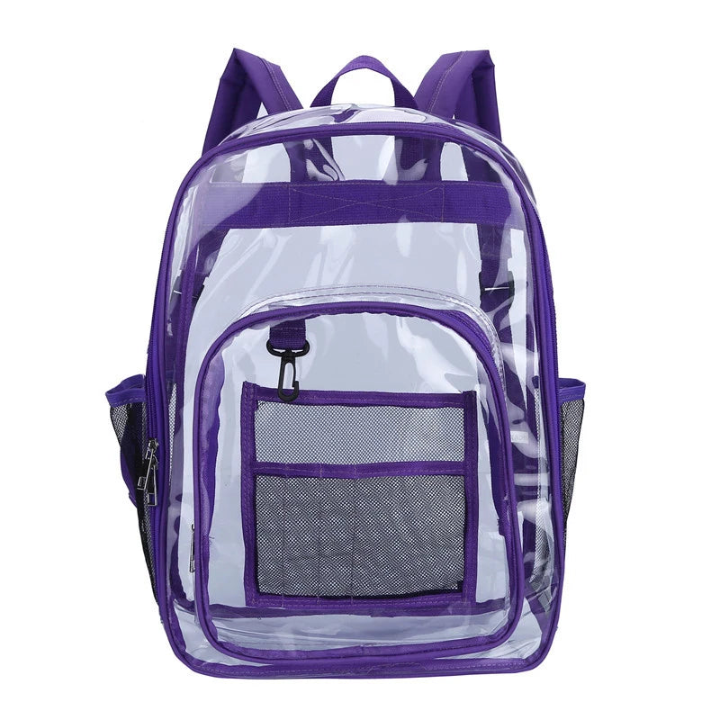Clear PVC Travel & School Backpack