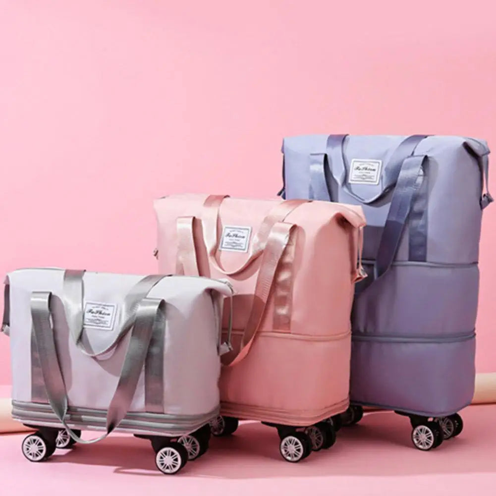 Expandable Travel Check-In Bag with Wheels