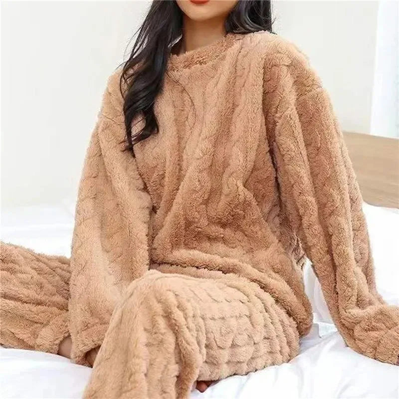 Cozy Velvet Winter Pajama Set