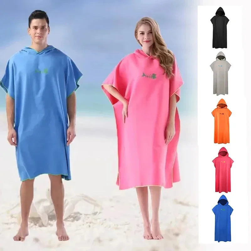 Quick-Dry Hooded Beach Poncho