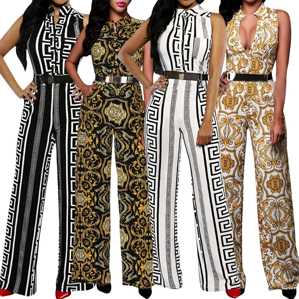 Elegant Tie-Waist Jumpsuit