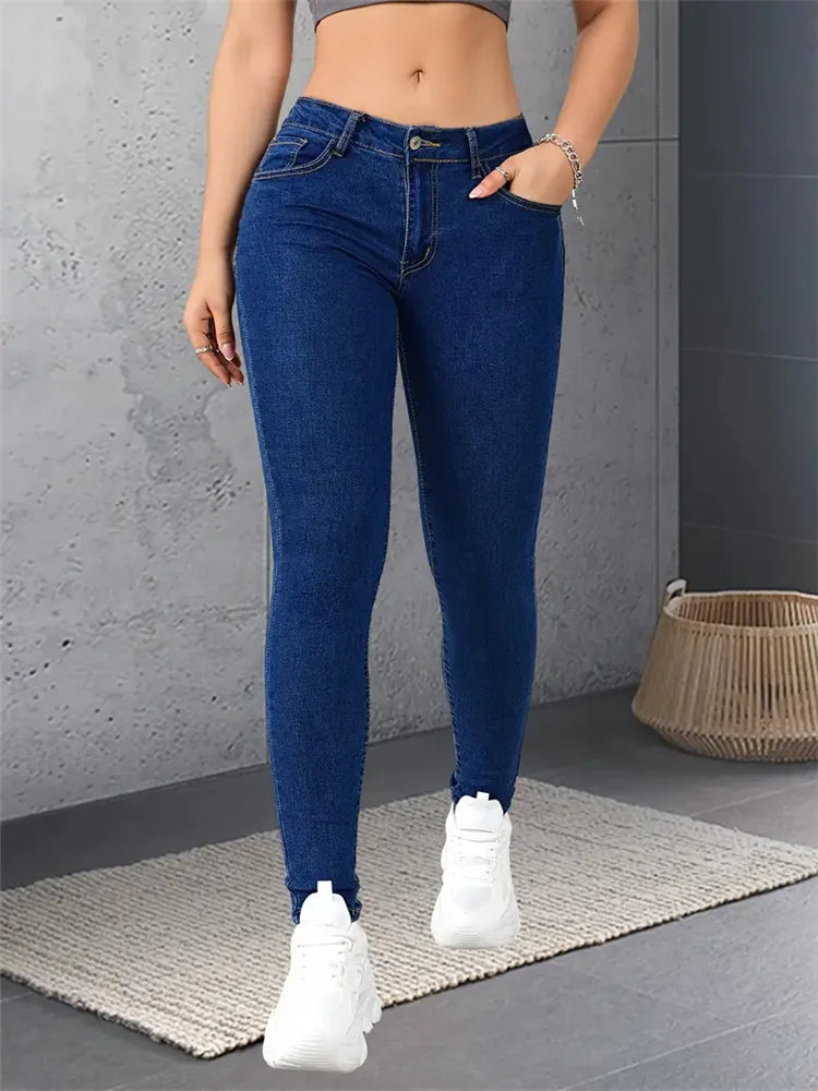 Women’s Stretch Skinny Jeans – Slim Fit Pencil Pants