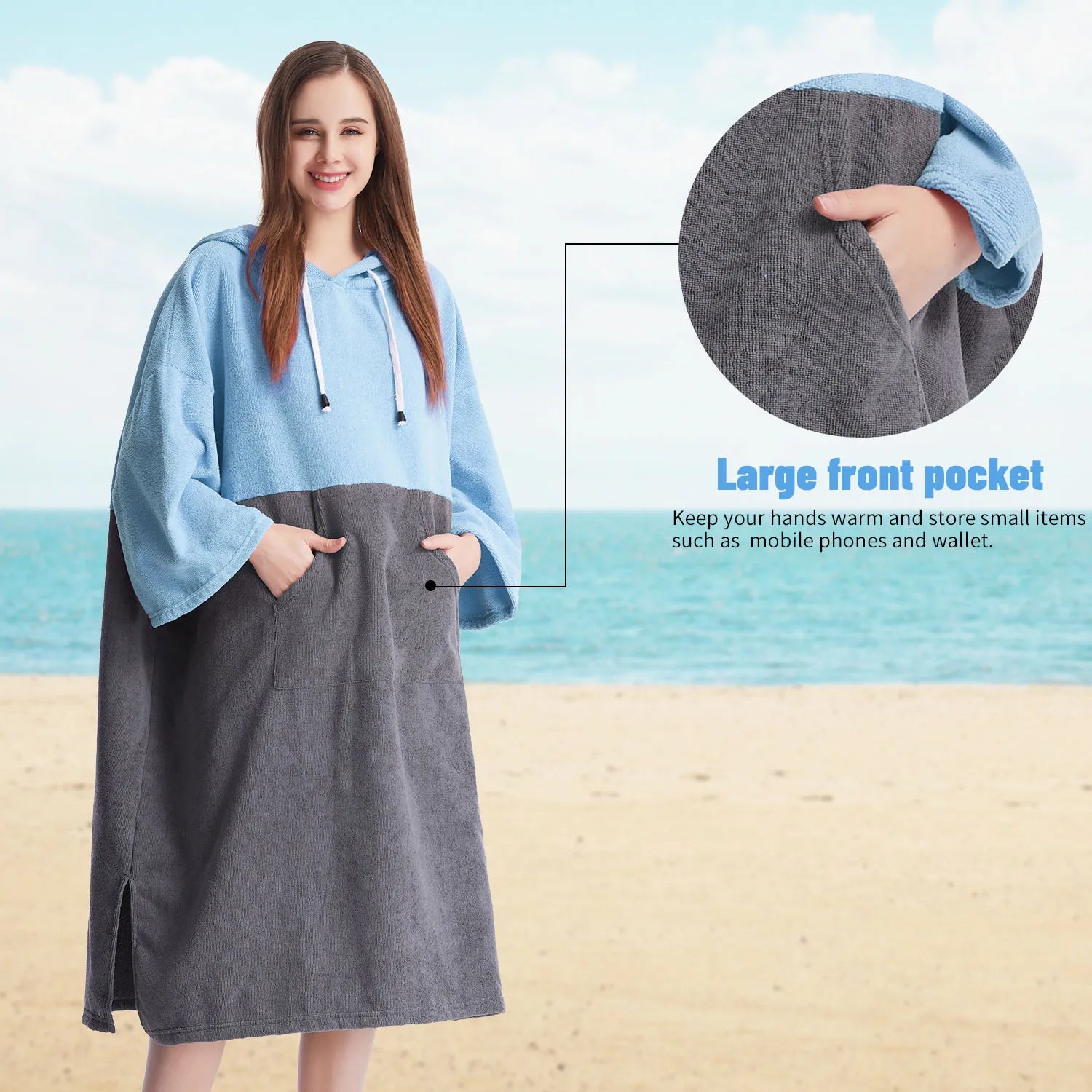 MUTAO Quick-Dry Changing Cloak