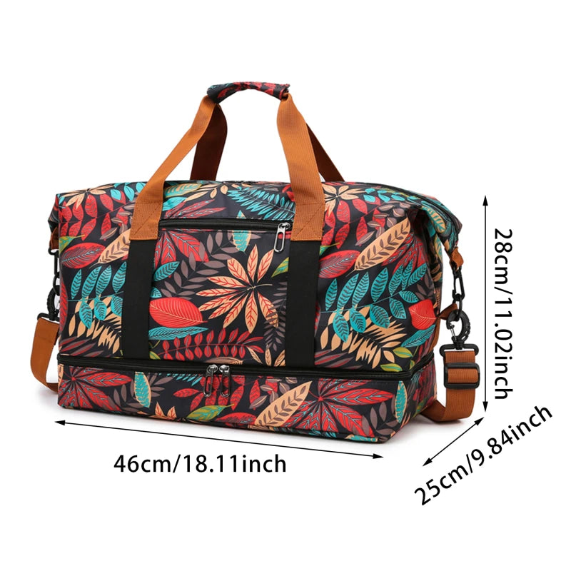 Spacious Dry-Wet Travel Duffle Bag