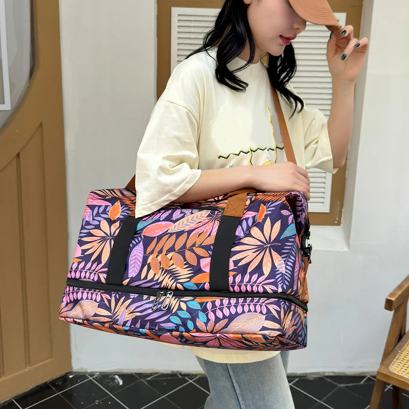 Spacious Dry-Wet Travel Duffle Bag