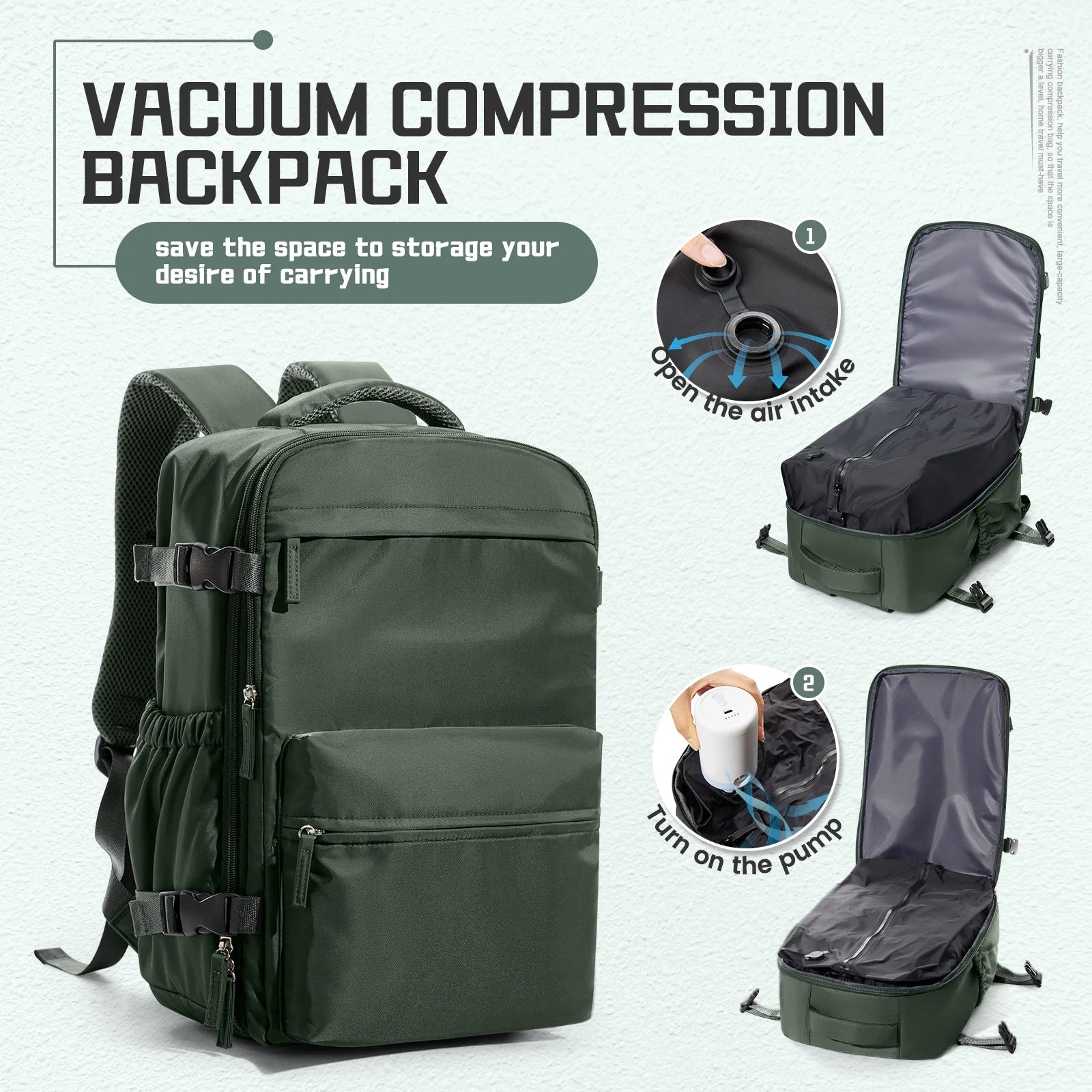 Aero Pack Expandable Cabin Backpack