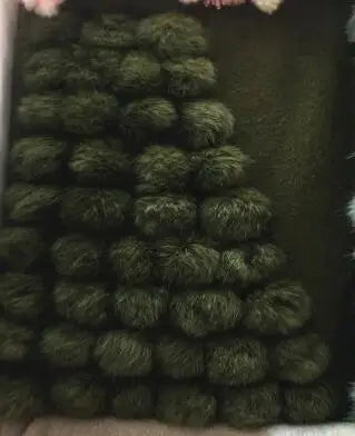 Luxury Rabbit Fur Triangle Shawl