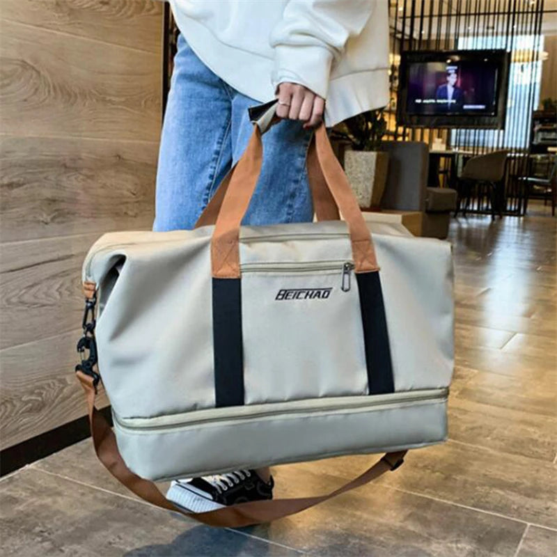 Spacious Dry-Wet Travel Duffle Bag