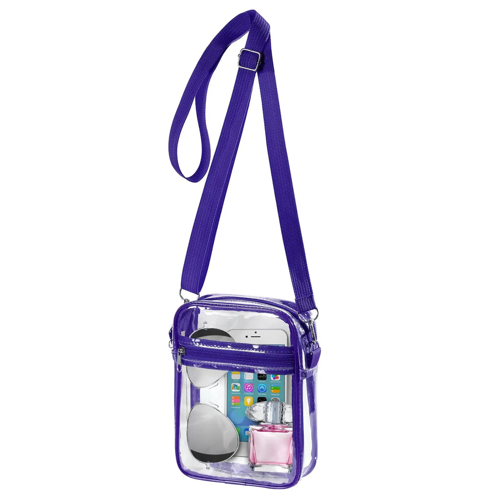 Stadium-Ready Clear Crossbody Purse