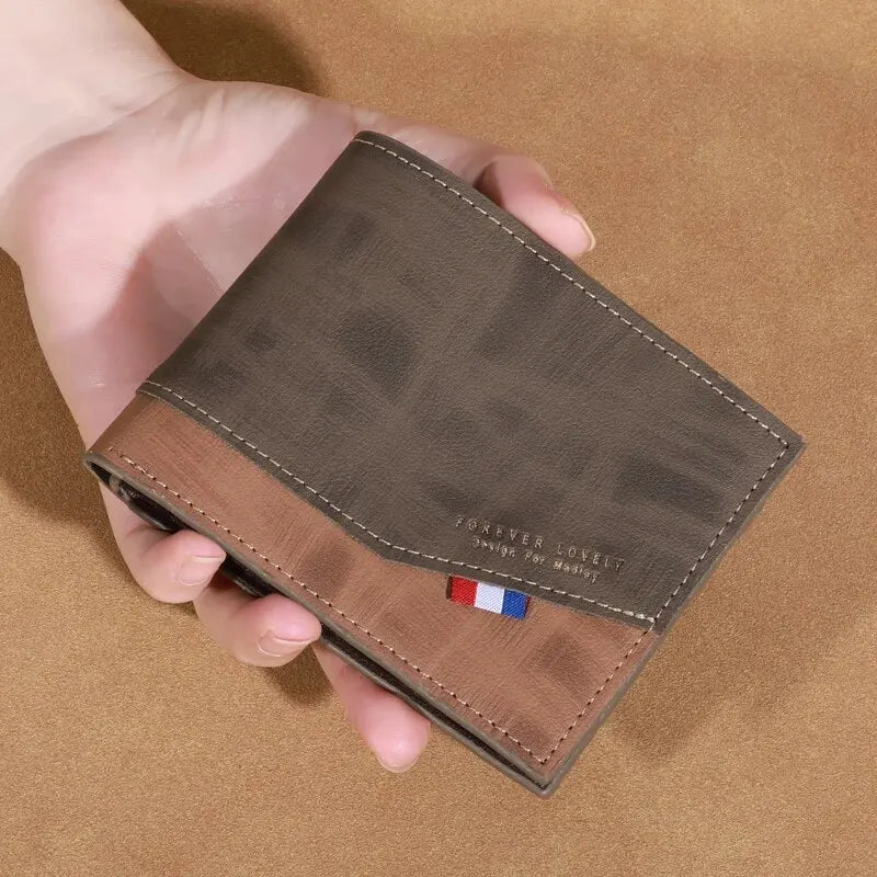 Vintage Multi-Slot Leather Wallet