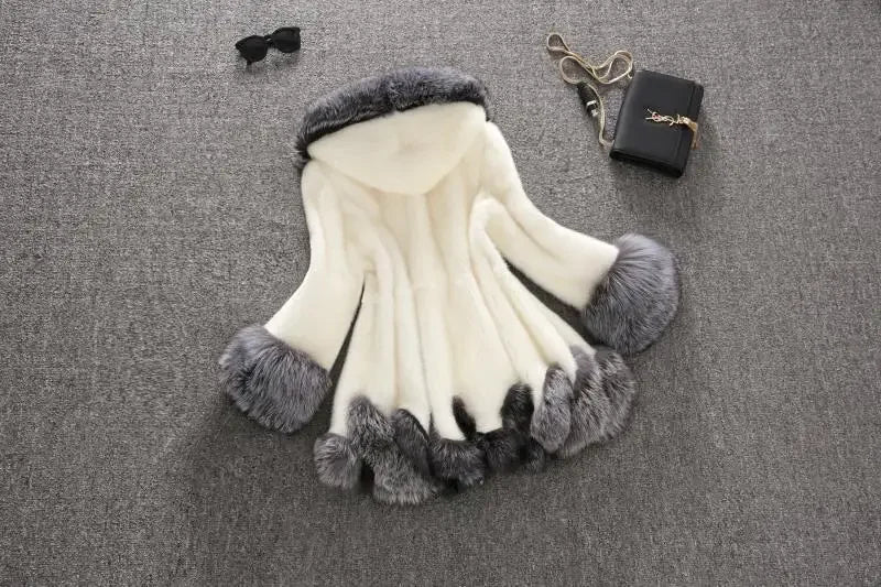 Arctic Luxe Faux Fur Hooded Coat