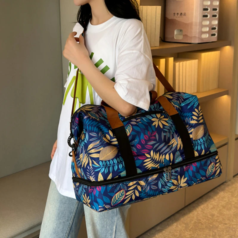 Spacious Dry-Wet Travel Duffle Bag