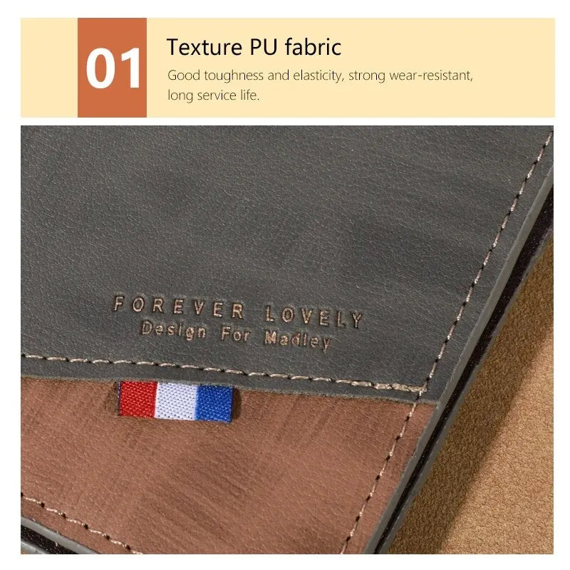 Vintage Multi-Slot Leather Wallet