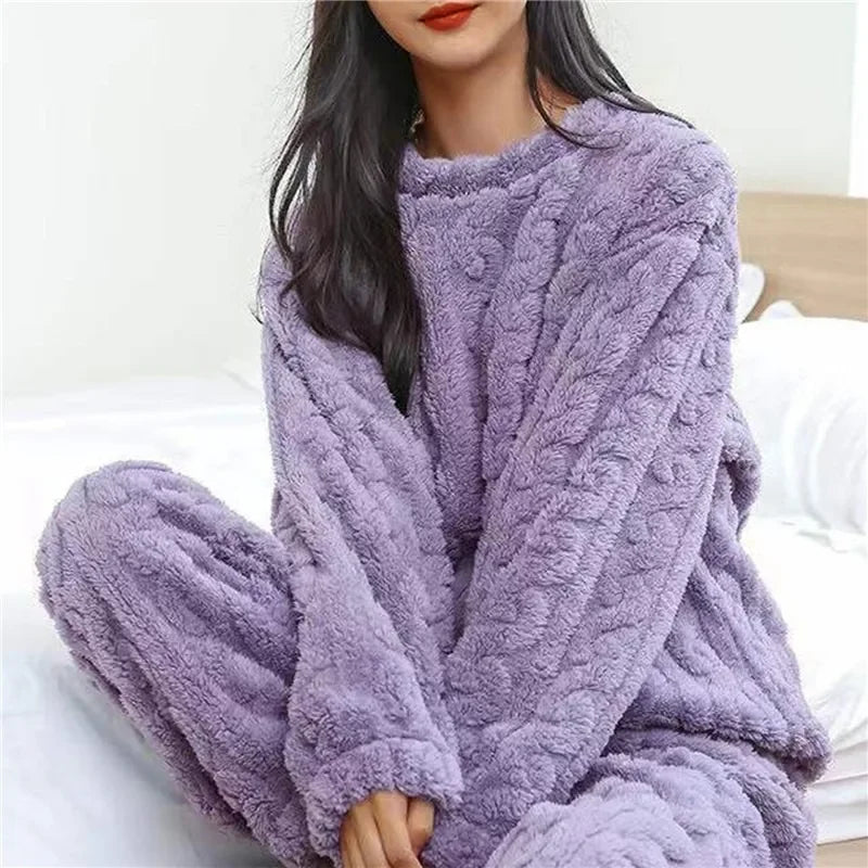 Cozy Velvet Winter Pajama Set