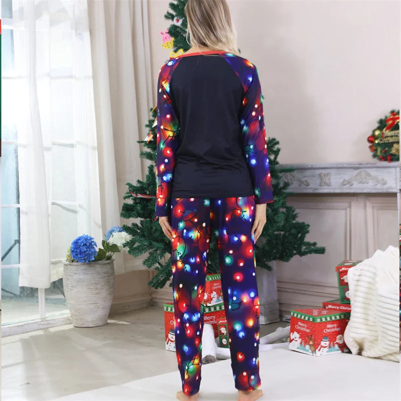 2025 Cartoon Family Christmas Pajama Set