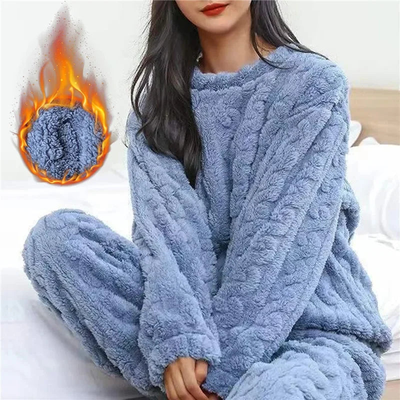 Cozy Velvet Winter Pajama Set