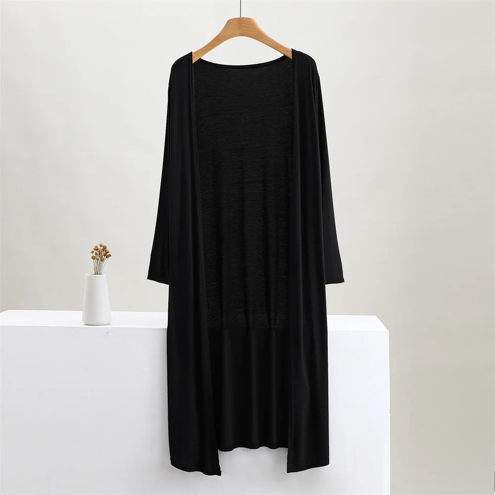 Soft Modal Longline Cardigan