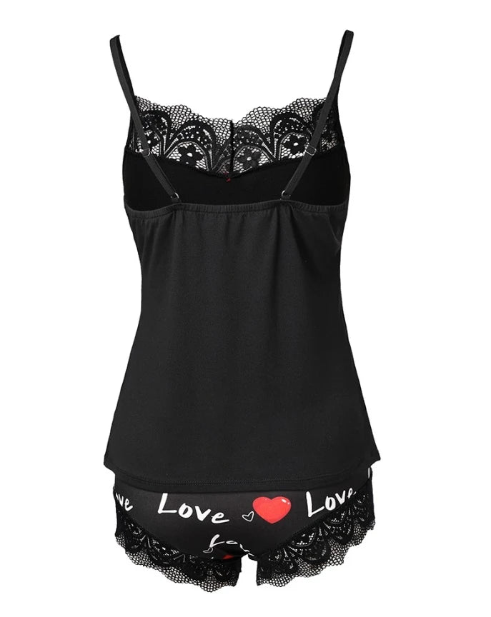 Sweetheart Lace Lounge Set