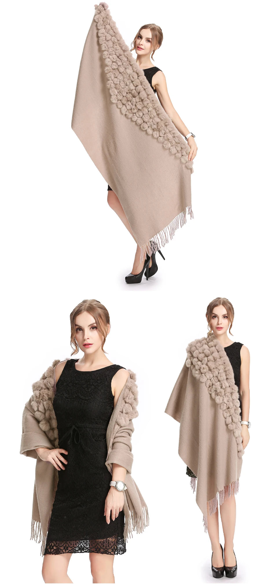 Winter Elegance Pashmina Scarf