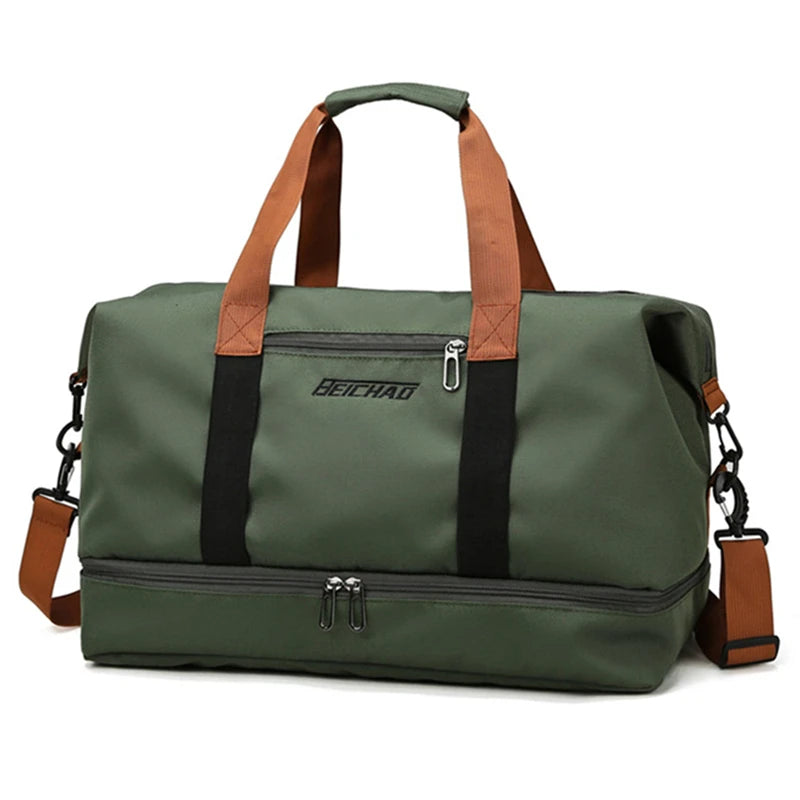 Spacious Dry-Wet Travel Duffle Bag