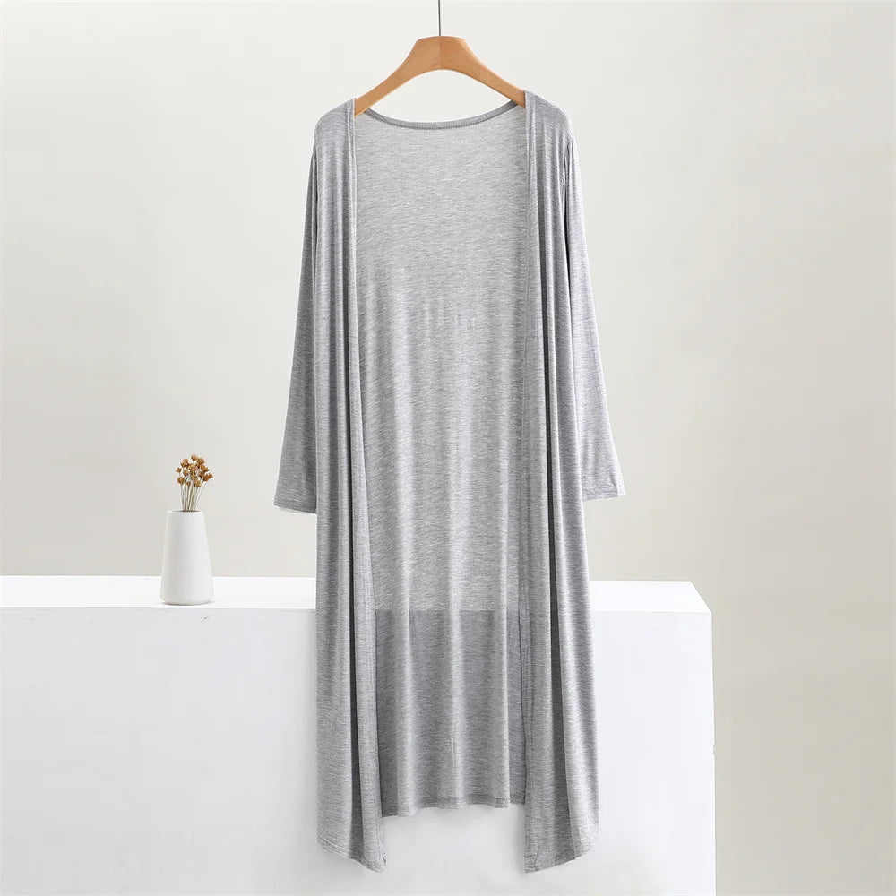 Soft Modal Longline Cardigan
