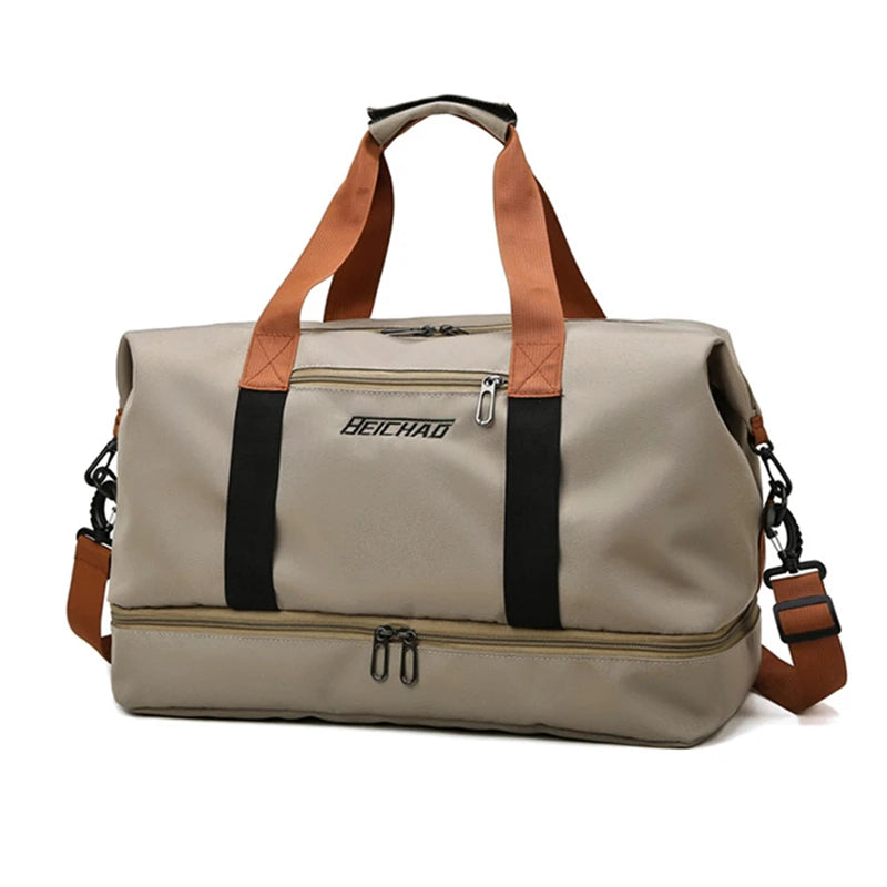 Spacious Dry-Wet Travel Duffle Bag