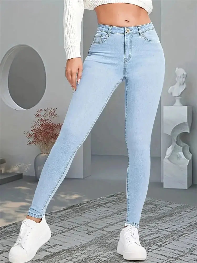Women’s Stretch Skinny Jeans – Slim Fit Pencil Pants
