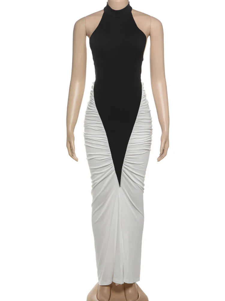 Halter Sheer Grace Maxi Dress