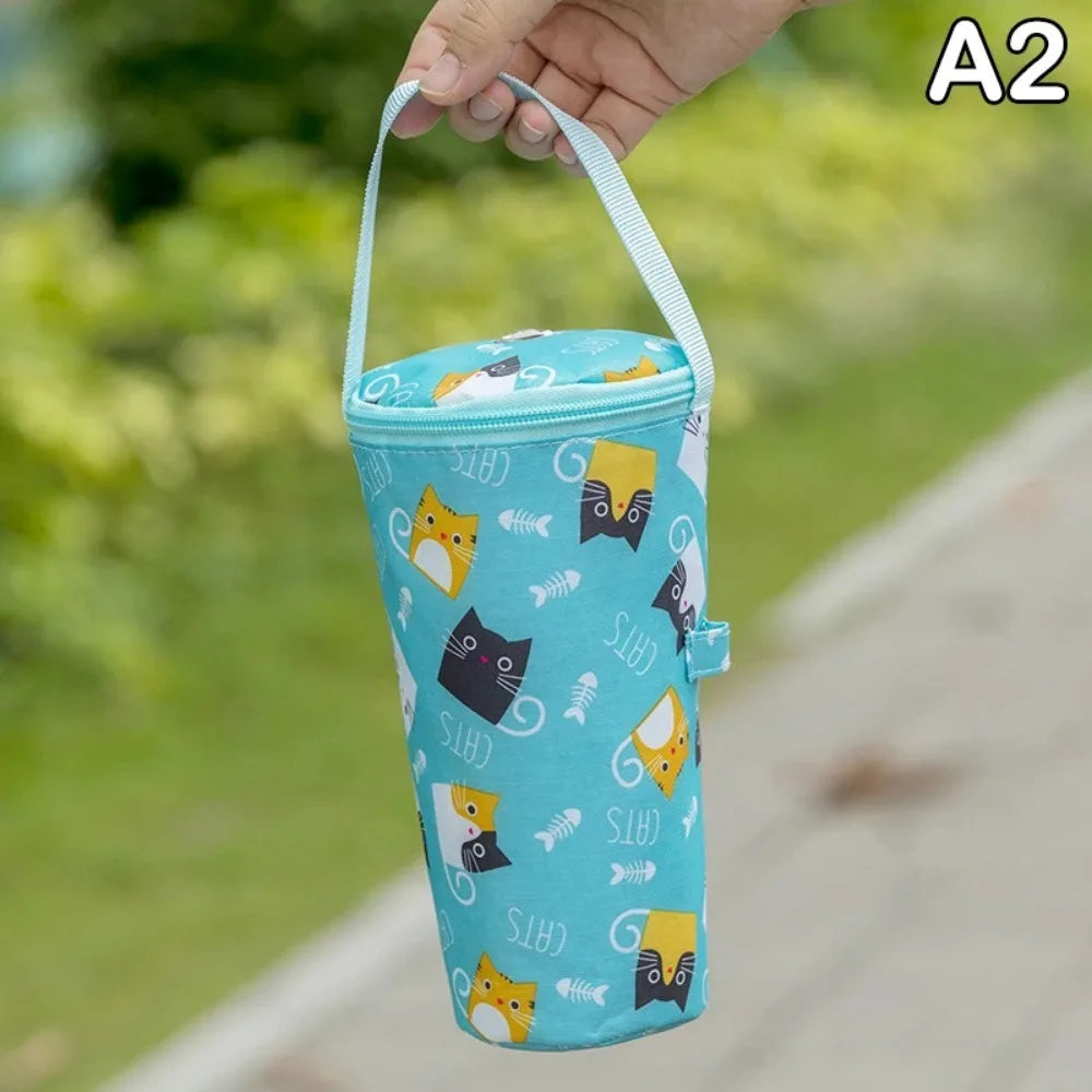 Insulated Canvas Milk Tea Tote