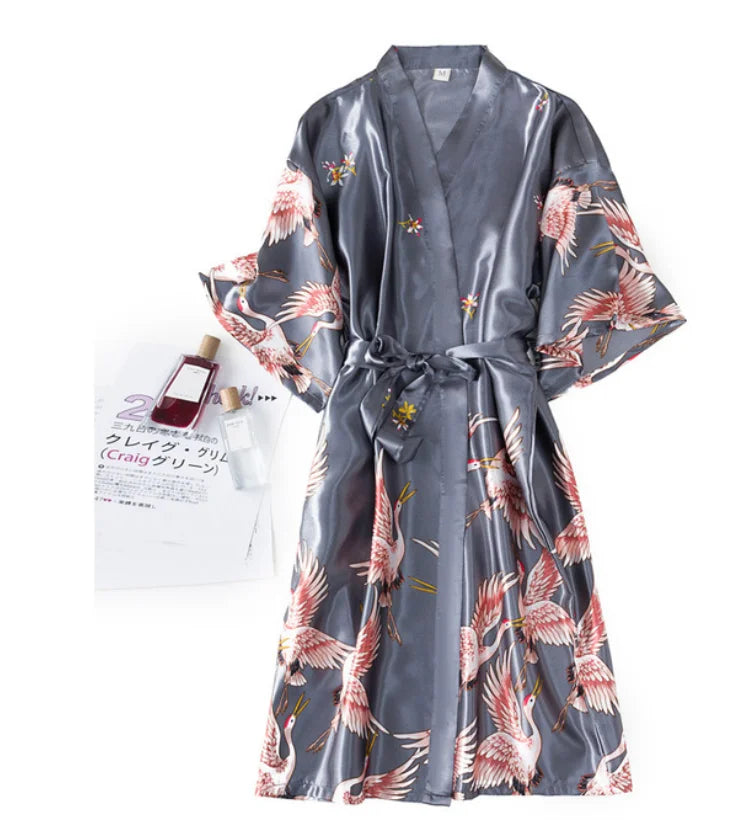 Silky 2PC V-Neck Nightwear Set